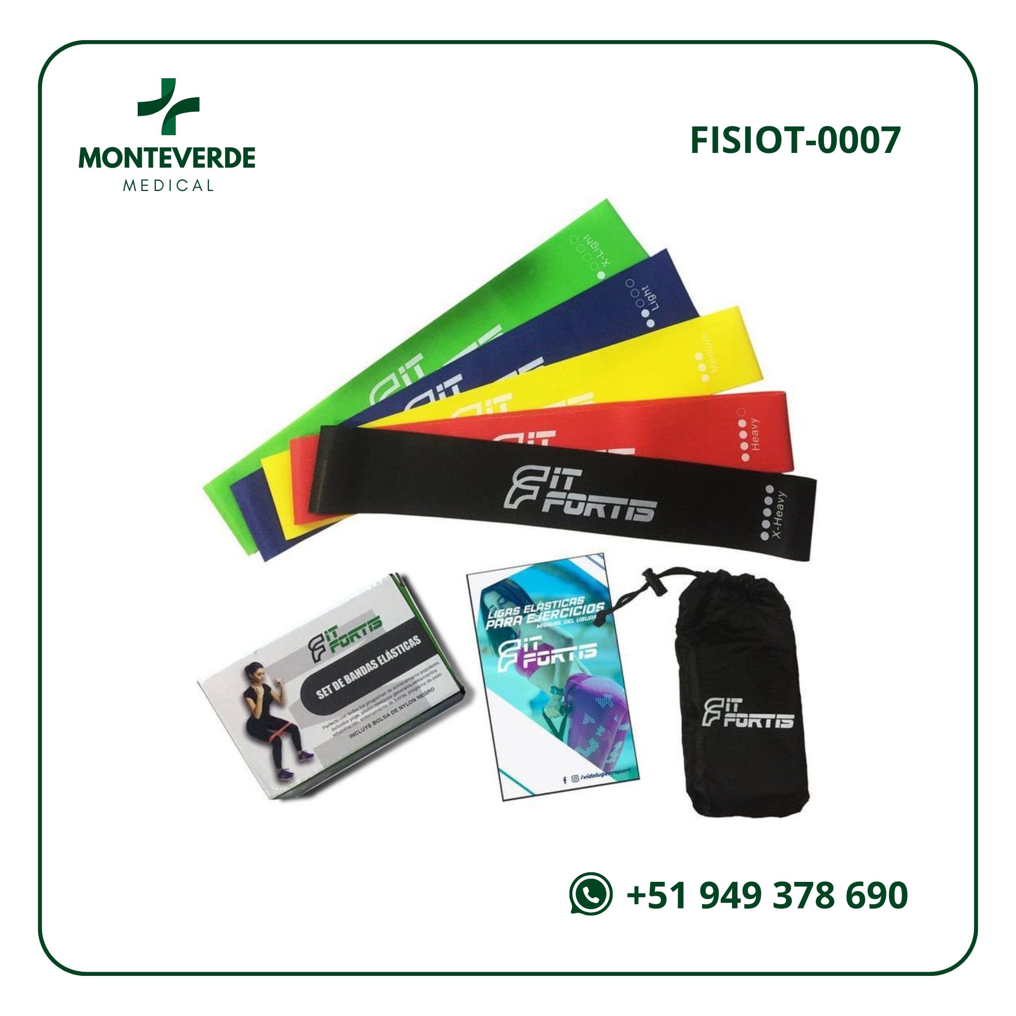 BANDAS ELÁSTICAS LARGAS CERRADAS